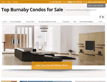 Tablet Screenshot of burnabycondo.org